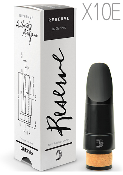D'Addario Woodwinds ダダリオ ウッドウィンズ X10E MCR-X10E レゼルヴ クラリネット マウスピース RICO RESERVE B♭ clarinet mouthpieces LRICRECLMPX10E　北海道 沖縄 離島不可