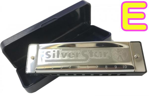 HOHNER ホーナー シルバースター 504/20 E調 Silver Star 10穴 ブルースハープ テンホールズ ハーモニカ 樹脂ボディ blues harmonica　北海道 沖縄 離島不可