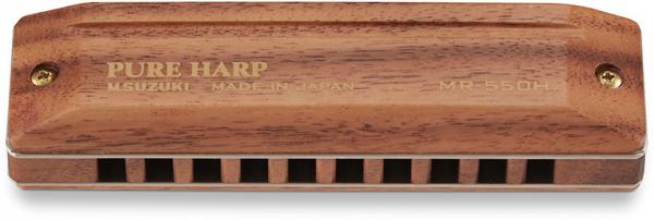 Suzuki スズキ Mr 550h Pure Harp G調 メジャー 木製ボディ 10穴 ハーモニカ ピュアハープ テンホールズ ブルースハープ Blues Harmonica ワタナベ楽器店 Online Shop