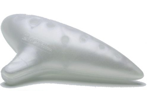 NIGHT ナイト Pla Ocarina アルト ホワイト プラオカリナ スケルトン プラスチック オカリナ AC alto アルトC white 初心者 子供 割れにくい 楽器 アルトオカリナ 白色