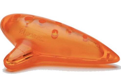 NIGHT ( ナイト ) Pla Ocarina ソプラノ オレンジ プラオカリナ スケルトン プラスチック オカリナ SC soprano ソプラノC orange 初心者 こども 楽器 ソプラノオカリナ 橙色