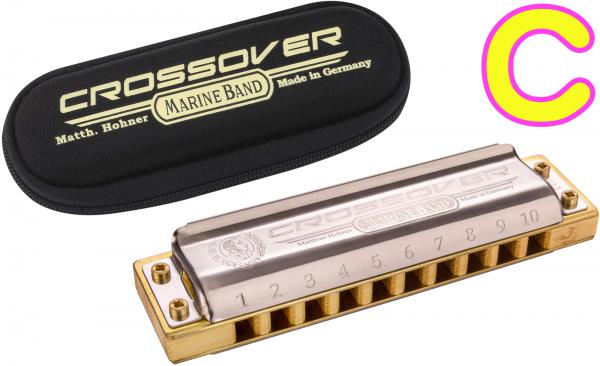 HOHNER ホーナー マリンバンドクロスオーバー C調 2009/20 10穴 Marine Band Crossover Blues Harmonica 竹製ボディ　北海道 沖縄 離島不可