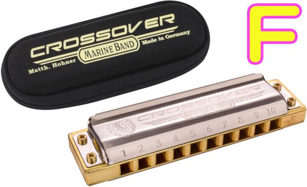 HOHNER ホーナー マリンバンドクロスオーバー F調 2009/20 10穴 Marine Band Crossover Blues Harmonica 竹製ボディ　北海道 沖縄 離島不可