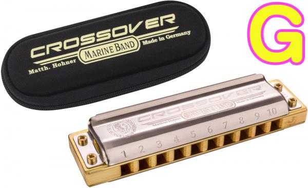 HOHNER ホーナー マリンバンドクロスオーバー G調 2009/20 10穴 Marine Band Crossover Blues Harmonica 竹製ボディ　北海道 沖縄 離島不可