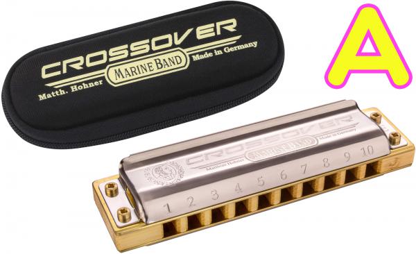 HOHNER ホーナー マリンバンドクロスオーバー A調 2009/20 10穴 Marine Band Crossover Blues Harmonica 竹製ボディ　北海道 沖縄 離島不可