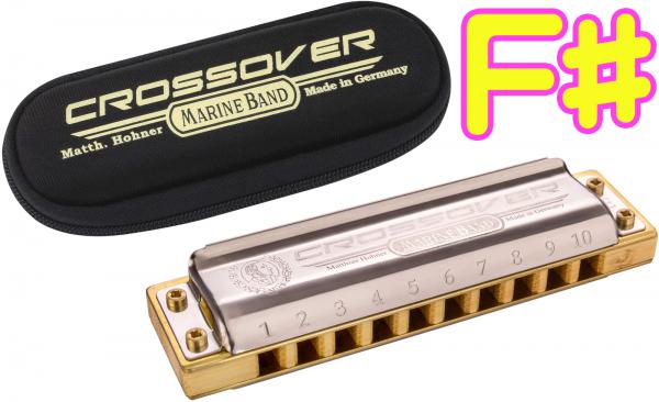 HOHNER ( ホーナー ) マリンバンドクロスオーバー F♯ 2009/20 10穴 Marine Band Crossover Blues Harmonica 竹製ボディ　北海道 沖縄 離島不可