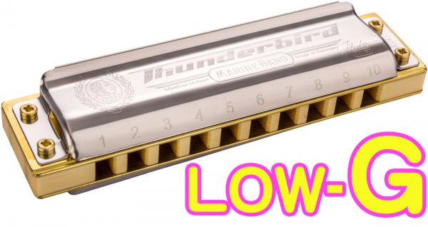 HOHNER ホーナー Low-G　Marine Band Thunderbird ブルースハーモニカ 10穴 マリンバンド サンダーバード ハーモニカ ローチューニング Lo-G LG　北海道 沖縄 離島不可