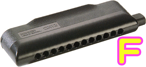 HOHNER ( ホーナー ) CX12 Black クロマチックハーモニカ F調 7545/48B CX-12 ブラック 12穴 chromatic harmonica スライド式 ハーモニカ　北海道 沖縄 離島不可