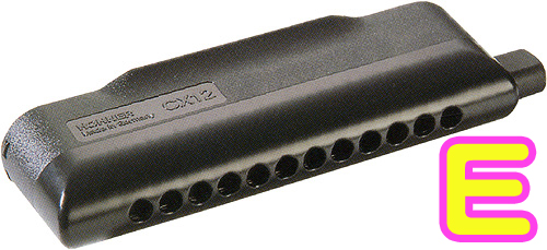 HOHNER ( ホーナー ) CX12 Black クロマチックハーモニカ E調 7545/48B CX-12 ブラック 12穴 chromatic harmonica スライド式 ハーモニカ　北海道 沖縄 離島不可