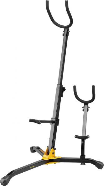 Hercules ハーキュレス DS536B 2本立て スタンド バリトンサックス アルトサックス テナーサックス Baritone Alto Tenor Saxophones stand　北海道 沖縄 離島不可