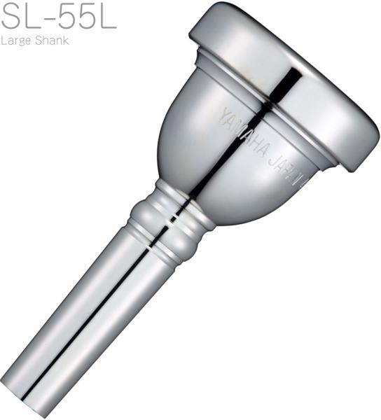 YAMAHA ヤマハ SL-55L 太管 ユーフォニアム トロンボーン マウスピース ラージ  銀メッキ large shank mouthpiece 55L　北海道 沖縄 離島不可