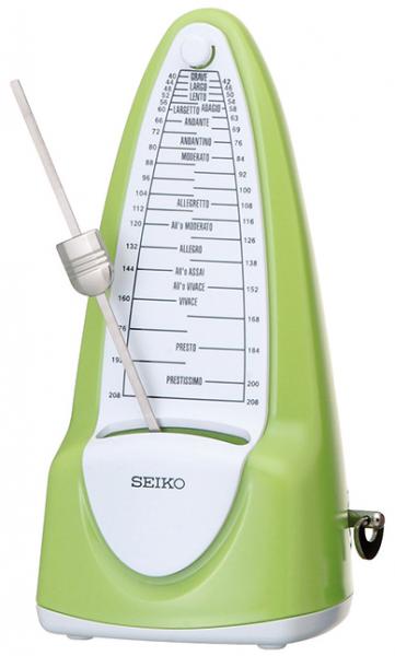 SEIKO ( セイコー ) SPM320 ライムグリーン G 振り子式 メトロノーム スタンダード おもり 据置き式 グリーン 緑色 SPM-320 metronome