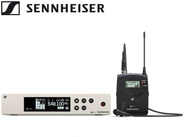 SENNHEISER ( ゼンハイザー ) EW 100 G4-ME2-JB ◆ ワイヤレス ラベリアセット （タイピンマイク ME 2-II付属） 