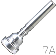 Vincent Bach ( ヴィンセント バック ) 7A トランペット マウスピース SP 銀メッキ trumpet mouthpiece Silver plated　北海道 沖縄 離島不可