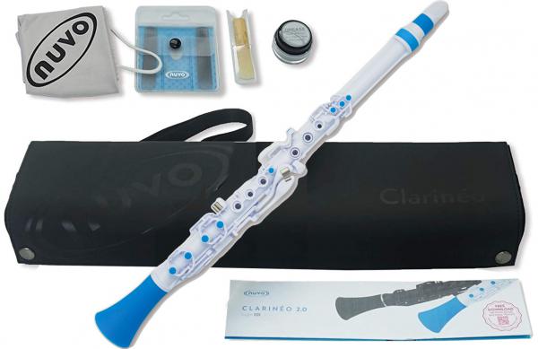 NUVO ( ヌーボ ) N120CLBL クラリネオ ブルー プラスチック クラリネット 管楽器 C管 練習用 リード楽器 CLARINEO blue NCBLJP　北海道 沖縄 離島不可