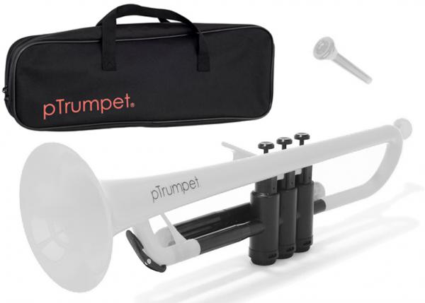 PINSTRUMENTS PTRUMPET1W ホワイト  pTrumpet プラスチック トランペット 管楽器 Pトランペット B♭ trumpet white　北海道 沖縄 離島不可