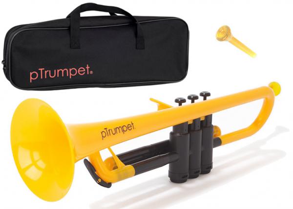 PINSTRUMENTS PTRUMPET1Y イエロー  pTrumpet プラスチック トランペット 管楽器 Pトランペット B♭ trumpet yellow　北海道/沖縄/離島不可