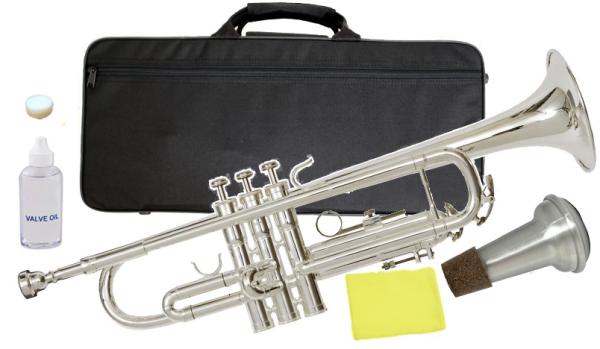 Kaerntner ケルントナー KTR-35 トランペット 銀メッキ 管楽器 B♭ Trumpets SV KTR35 ミュート セット D　北海道不可 沖縄不可 離島不可 代引き不可 同梱不可