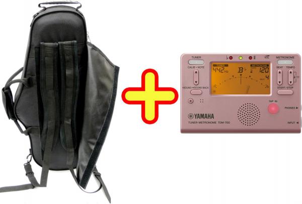 J Michael Jマイケル ALC-501 アルトサックス ケース リュック セミハード チューナーメトロノーム TDM-700P ピンク セット　北海道 沖縄 離島 不可
