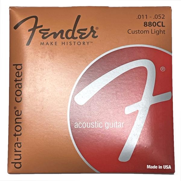 Fender ( フェンダー ) 880CL 12セット【アコースティックギター弦 まとめ買い 特価 】