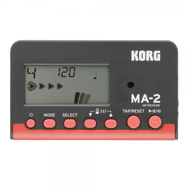 KORG ( コルグ ) MA-2 ソロ メトロノーム ブラック レッド リズム 練習 電子メトロノーム 赤色 solo metronome red コンパクト 薄型 MA-2-BKRD　北海道 沖縄 離島不可