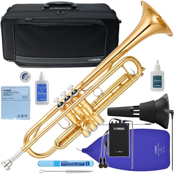 YAMAHA ヤマハ 5年保証サービス対象 YTR-4335Gll トランペット B♭ ラッカー ゴールド YTR-4335G2 セットD　以下対応不可 北海道 沖縄 離島 代引き