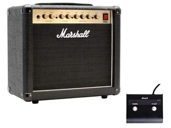 Marshall ( マーシャル ) DSL5C ギターアンプ マーシャル 専用切り替えフットスイッチ付属 エフェクトループ 歪み オールチューブアンプ 真空管