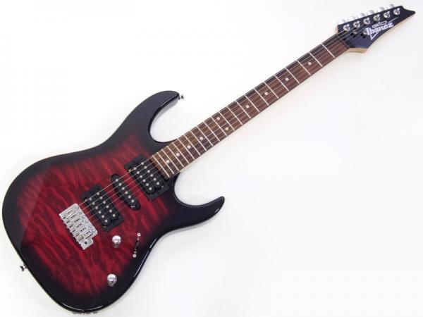 Ibanez アイバニーズ GRX70QA TRB【初心者 入門 におすすめ エレキギター】