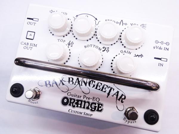 Orange ( オレンジ ) Bax Bangeetar Guitar Pre-EQ / White 【ドライブペダル 】