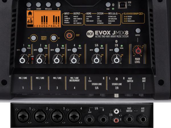 RCF アールシーエフ EVOX JMIX8 /ブラック (1台) ◇ 8chデジタル RCF アールシーエフ EVOX JMIX8 /ブラック (1台) ◇ 8chデジタル