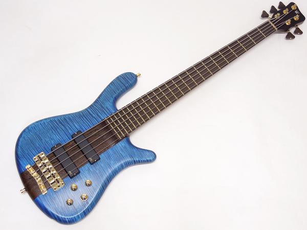 Warwick ( ワーウィック ) Streamer Stage I 5st Broad Neck / Ocean Blue Transparent Satin