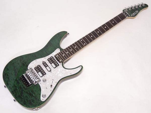SCHECTER ( シェクター ) SD-2-24-AL See-Thru Green / R  日本製 エレキギター