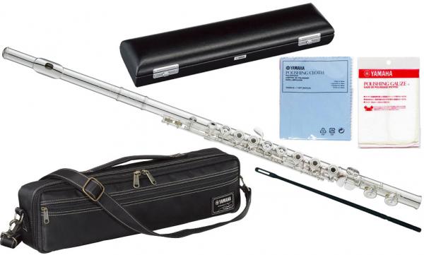 YAMAHA ( ヤマハ ) YFL-587 インライン リングキイ フルート フィネス C管 頭部管 銀製 日本製 管楽器 YFL587 Finesse flute Professional　北海道 沖縄 離島不可