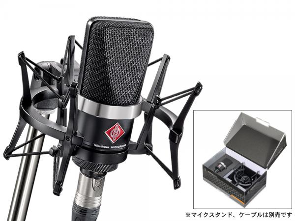 NEUMANN ( ノイマン ) TLM 102 BK STUDIO SET ◆ ブラック【国内正規品 3年保証】ショックマウント EA4付属