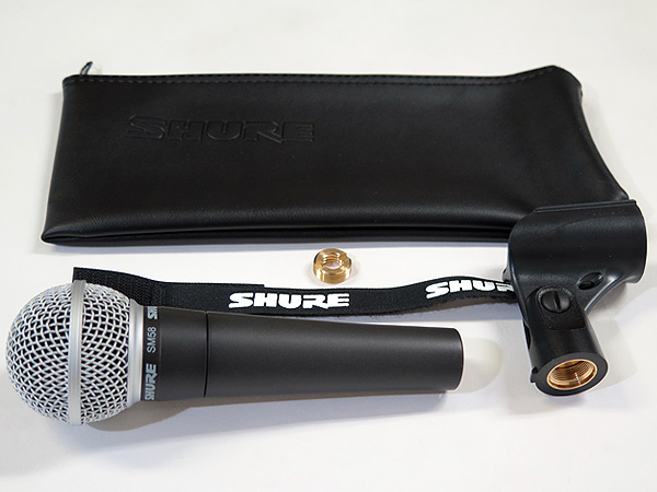 SHUREシュアSM58 本体+付属品 これが王道のボーカルマイク。Shure SM58レビュー。 - すまほん!!