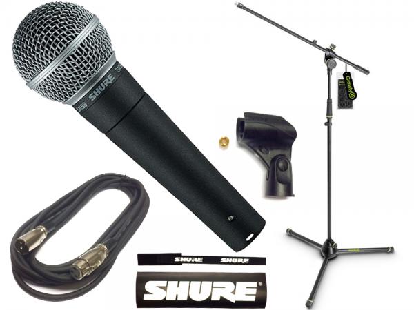 SHURE ( シュア ) SM58-LCE Gravity三脚マイクスタンドセット （XLR-XLR 5メートルケーブル同梱） 