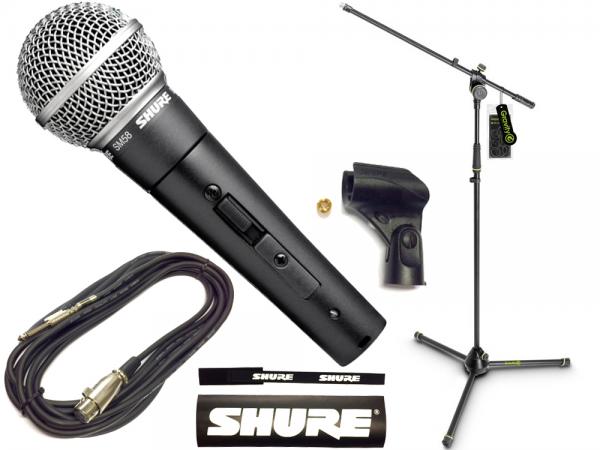 SHURE シュア SM58SE Gravity三脚マイクスタンドセット （XLR-フォーン