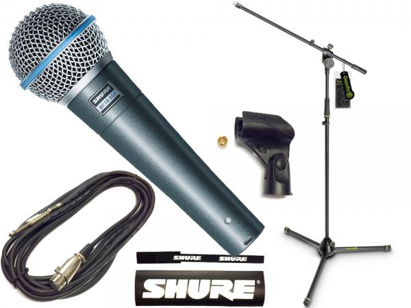 SHURE ( シュア ) BETA58A Gravity三脚マイクスタンドセット （XLR-フォーン 5メートルケーブル同梱） 