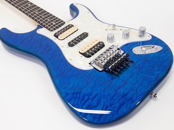 Fender フェンダー Fender Michiya Haruhata Stratocaster Rosewood Fingerboard, Caribbean Blue Transparent【JD18015345】