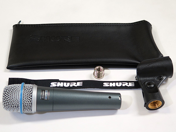 SHURE シュア BETA57A Gravity三脚マイクスタンドセット （XLR