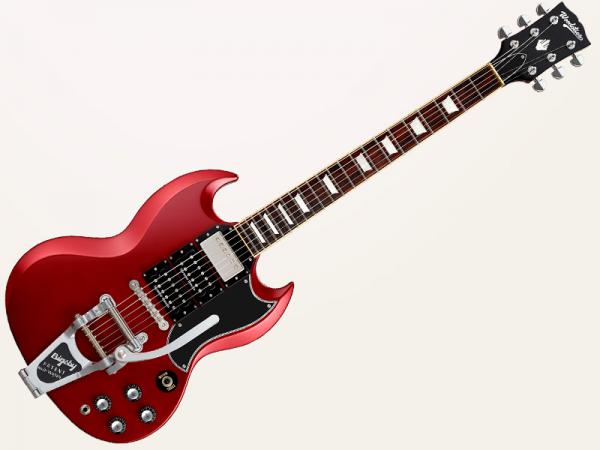 Woodstics Guitars ( ウッドスティック・ギターズ ) WS-SG-STD/B  ( Candy Apple Red)【南英紀 プロデュース エレキギター 】