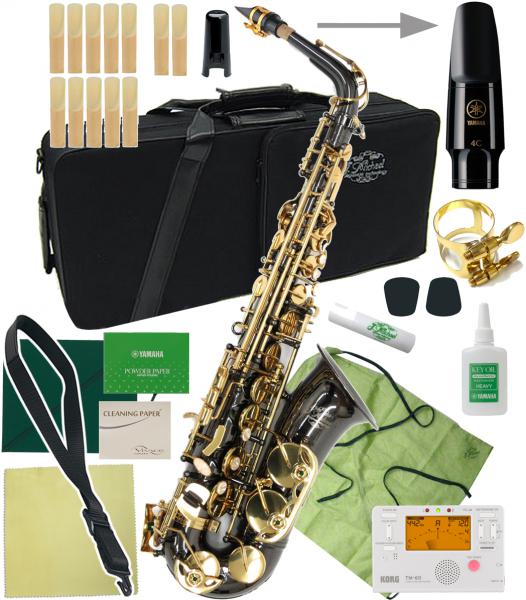 J Michael ( Jマイケル ) AL-900B アルトサックス ブラック 管楽器 black alto saxophones ヤマハマウスピース セット B　北海道 沖縄 離島不可