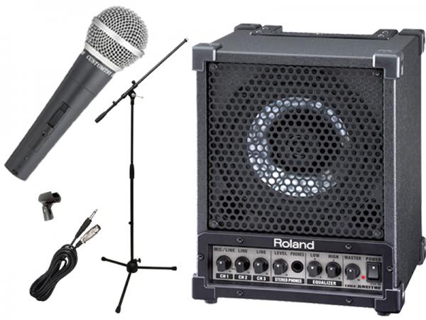 Roland ローランド CM-30 有線マイク1本とマイクスタンドセット
