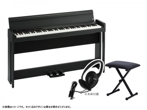 KORG コルグ 電子ピアノ デジタルピアノ C1 Air-BK キーボードベンチセット ブラック