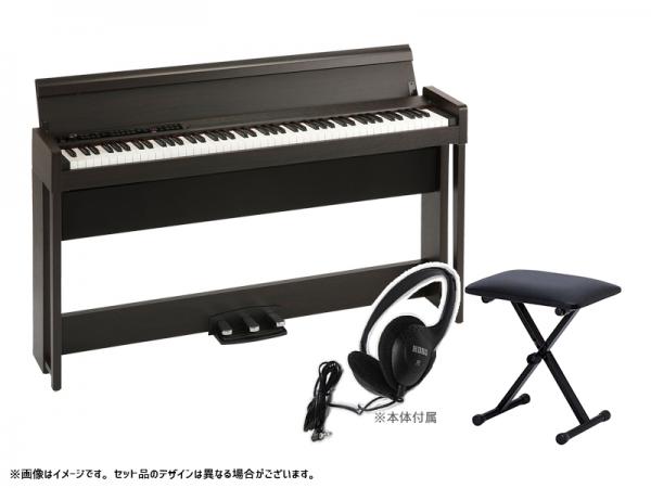 KORG ( コルグ ) 電子ピアノ デジタルピアノ C1 Air-BR キーボードベンチセット ブラウン