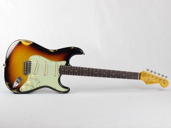 Fender Custom Shop 62 Stratocaster Relic Faded 3-Tone Sunburst