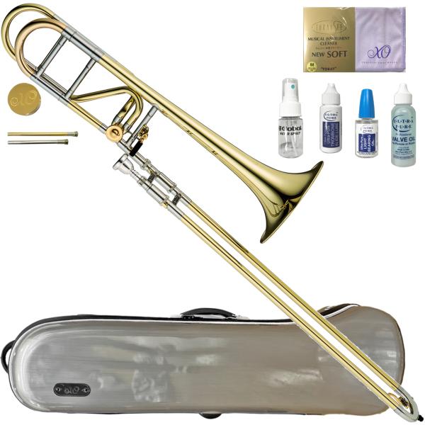 XO ( エックスオー ) 1236L-O テナーバストロンボーン B♭ F管 オープンラップ 太管 管楽器 B♭/F Tenor Bass Trombones UT-L　北海道 沖縄 離島不可