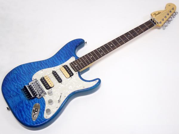 Fender フェンダー Michiya Haruhata Stratocaster Rosewood Fingerboard, Caribbean Blue Transparent【JD18015348】