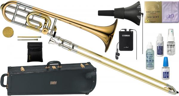 XO ( エックスオー ) 1236RL テナーバストロンボーン B♭ F管 太管 管楽器 B♭/F Tenor Bass Trombones SR-GB SB5X セット B　北海道 沖縄 離島不可