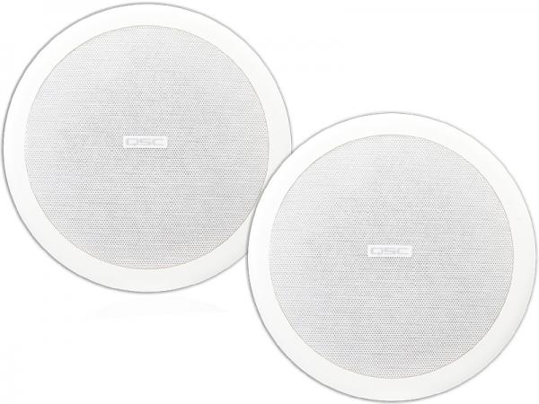 QSC キューエスシー AC-C6T  ホワイト  (ペア) ◆ 設備用天井埋め込み型 スピーカーシステム・シーリング型 